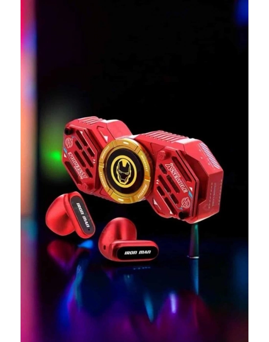 Stres Çarklı Bluetooth Kulaklık Kablosuz Kırmızı Yüksek Ses Kaliteli