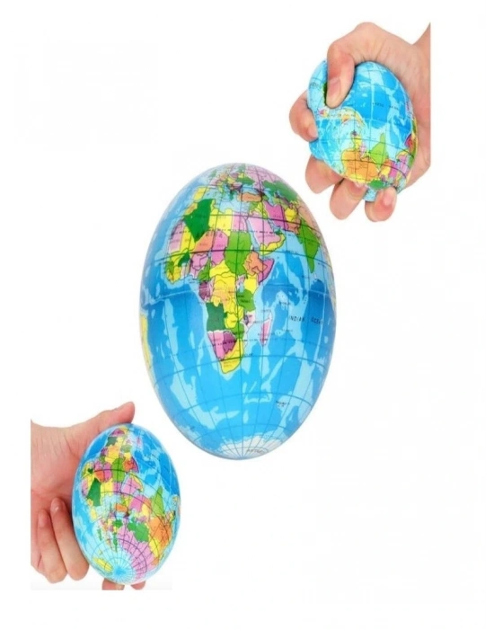 Stres Topu Dünya Haritalı - Orta Boy