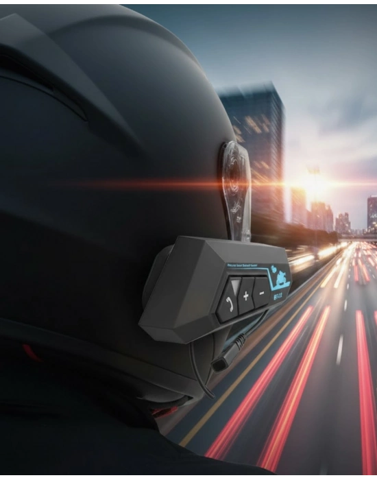 ® Su Geçirmez Motosiklet Kask Kulaklık 1000mAh Batarya