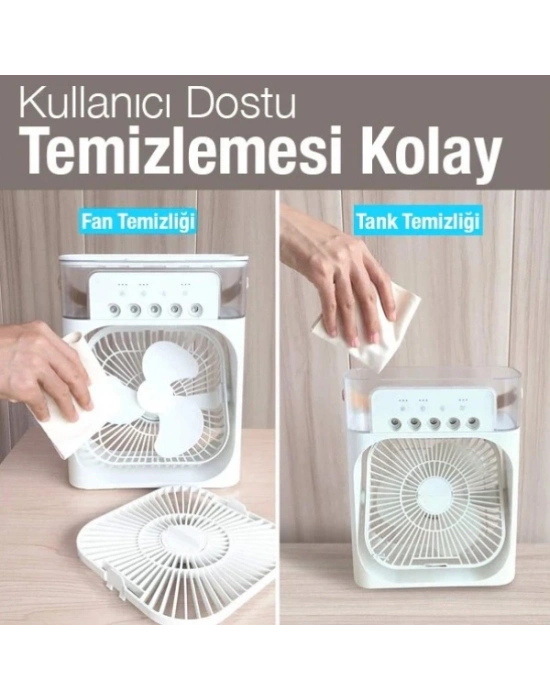 Su Hazneli Masa Vantilatörü