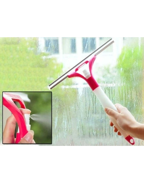 Su Hazneli Ve Spreyli Cam Silme Aparatı