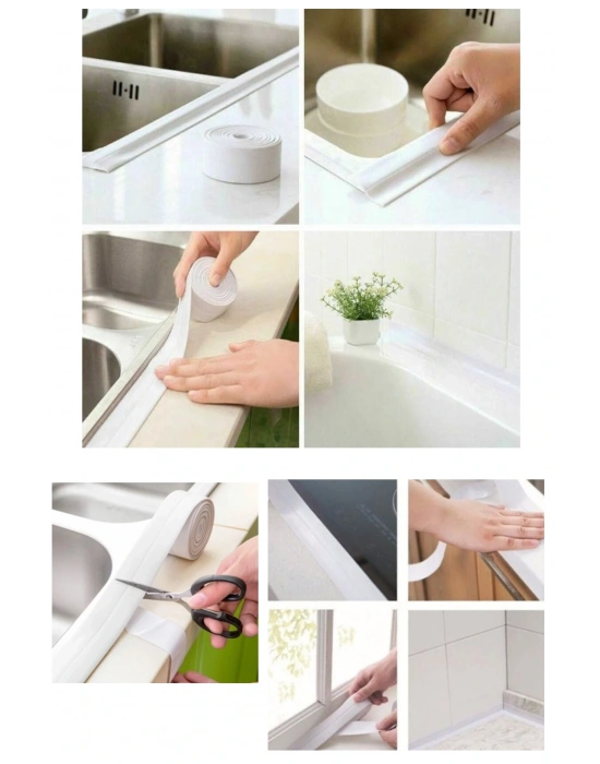 Su Sızdırmaz Bant Lavabo Küvet Kenar Bandı 4 Cm