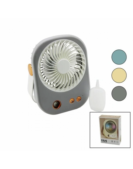 Su Spreyli Masaüstü USB Mini Fan