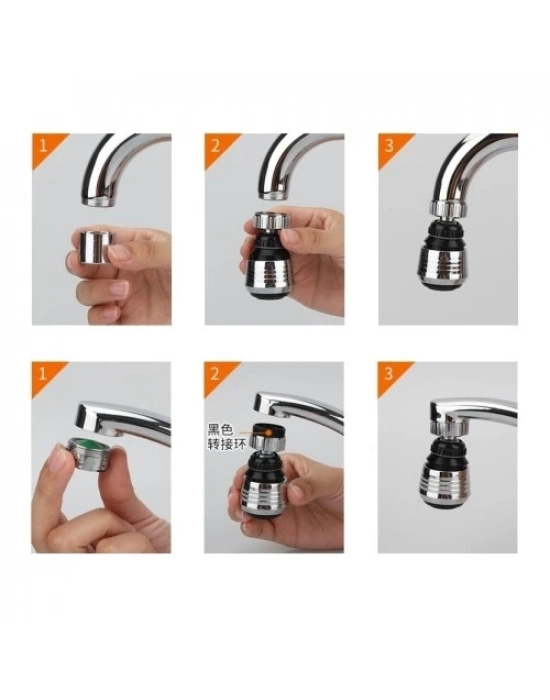 Su Tasarruflu 2 Modlu Musluk Başlığı Kısa