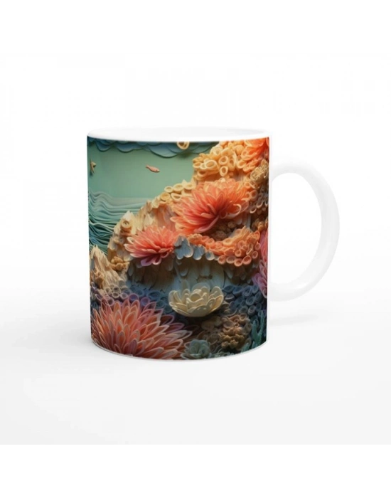 Sualtı Bahçesinde Dans Kupa Bardak