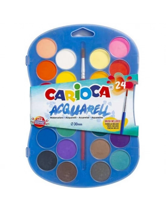 ®  Sulu Boya 30 mm. Fırçalı 24lü