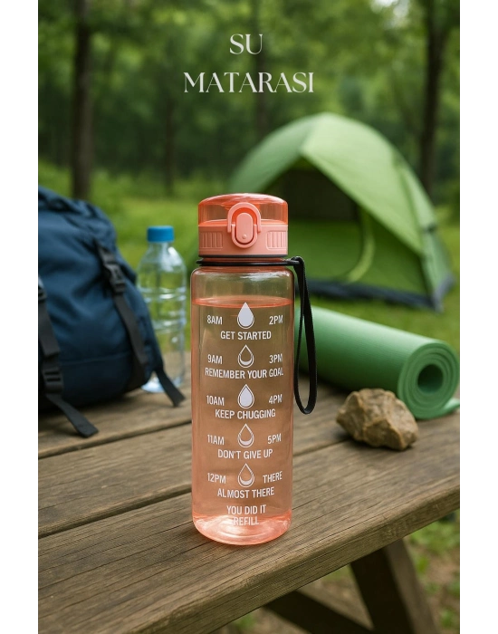Suluk & Su Şişesi & Sporcu Matara Turuncu 1000 ml