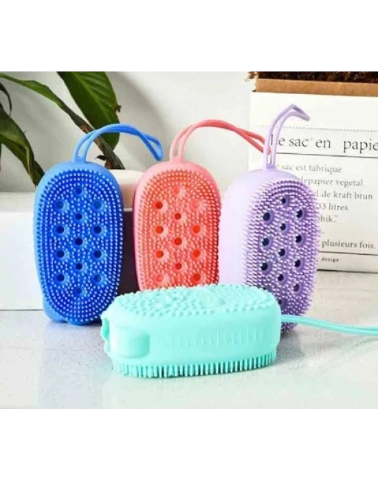 Süngerli Silikon Banyo Kesesi