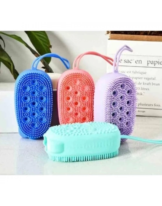 Süngerli Silikon Banyo Kesesi