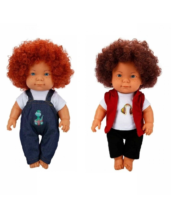 Sunman Kıvırcık Saçlı Curly Bebek 35 Cm