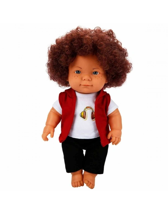 Sunman Kıvırcık Saçlı Curly Bebek 35 Cm