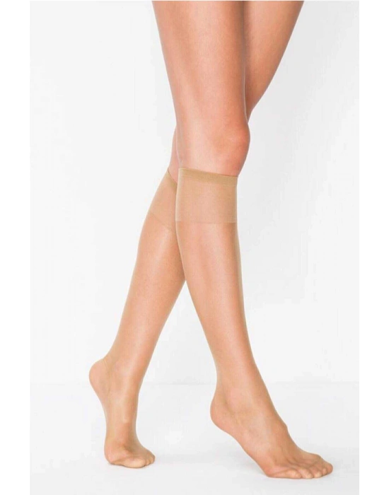 Süper Ince 15 den Mat Pantolon Çorabı Bronz