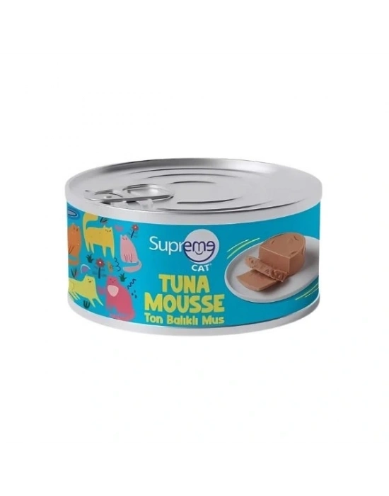Supreme Cat Püre Ton Balıklı Yetişkin Konserve Kedi Maması 85 Gr Tekli