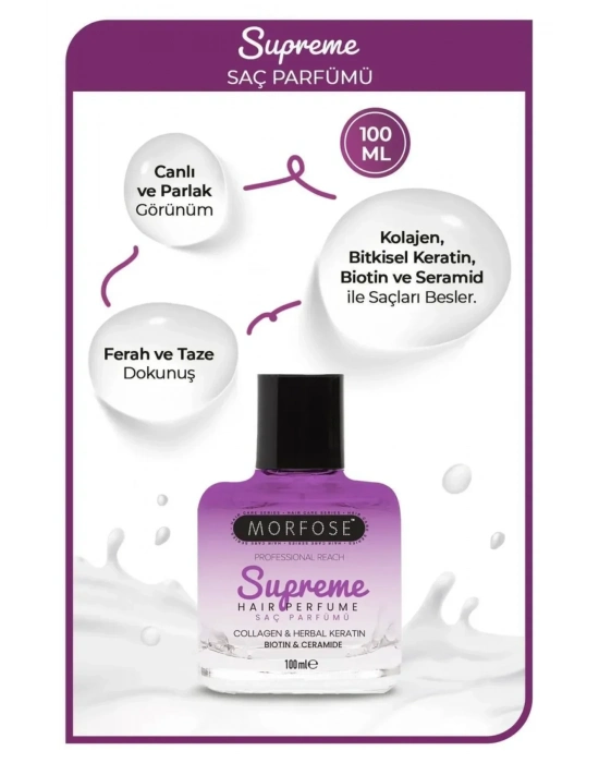 Supreme Saç Parfümü 100 ML - Mat ve Kuru Saçlar İçin - mrfs