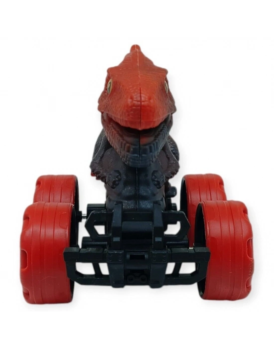 Sürtmeli Dinazor Arabalar 12 cm - H-20 - Kırmızı Parasaurolophus