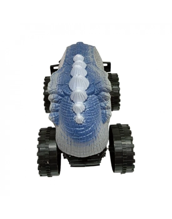 Sürtmeli Dinazor Robota Dönüşen Araba 14 Cm - Gri