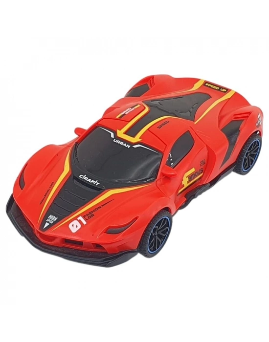 Sürtmeli Drift Arabalar 15 cm - D400-52 - Kırmızı