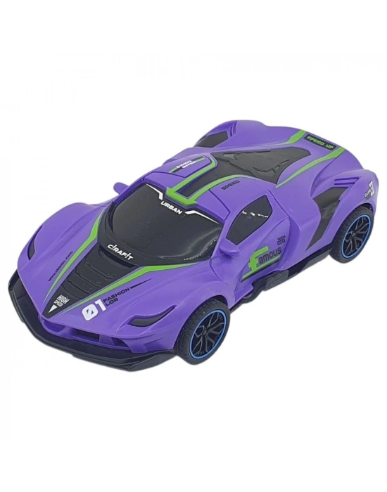 Sürtmeli Drift Arabalar 15 cm - D400-52 - Mor