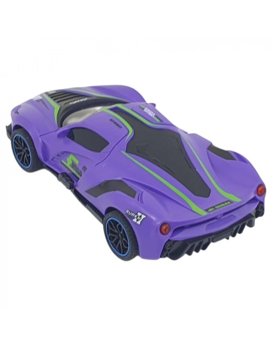 Sürtmeli Drift Arabalar 15 cm - D400-52 - Mor