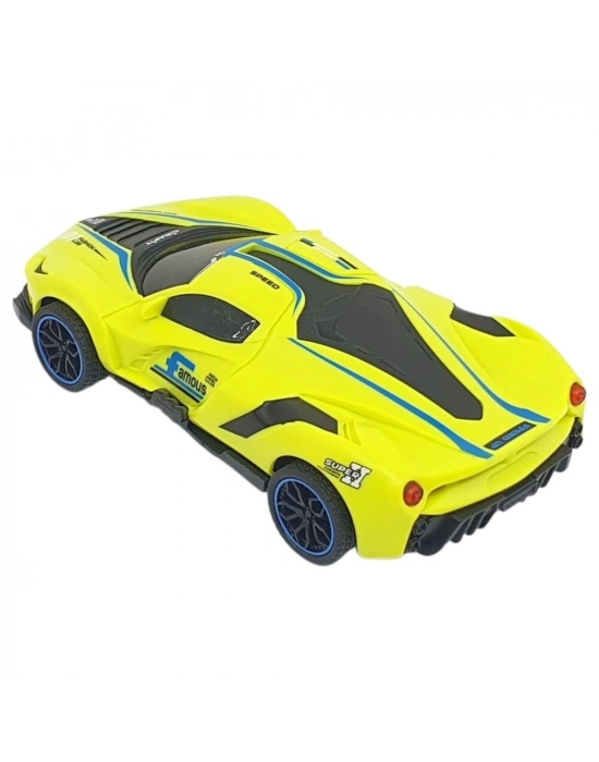 Sürtmeli Drift Arabalar 15 cm - D400-52 - Sarı