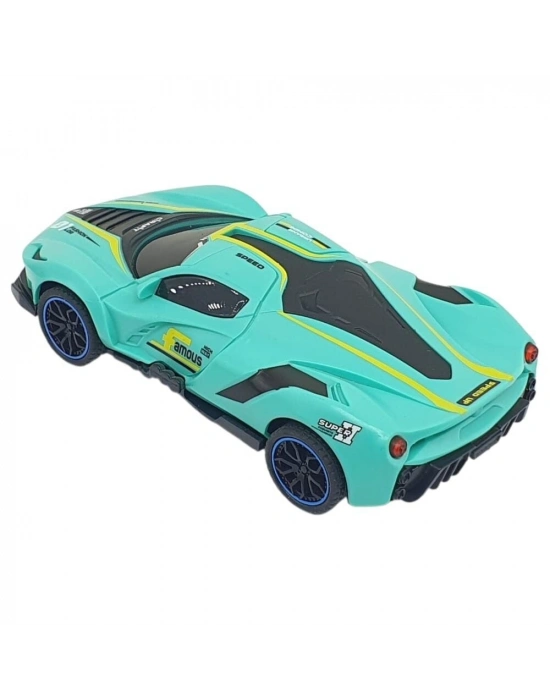 Sürtmeli Drift Arabalar 15 cm - D400-52 - Turkuaz