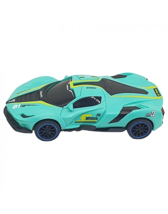 Sürtmeli Drift Arabalar 15 cm - D400-52 - Turkuaz