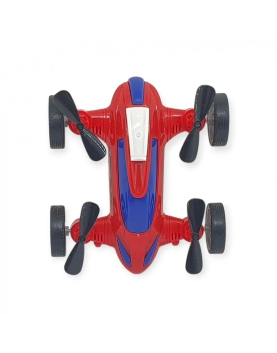 Sürtmeli Drone Araba Hareketli Pervane - Kırmızı
