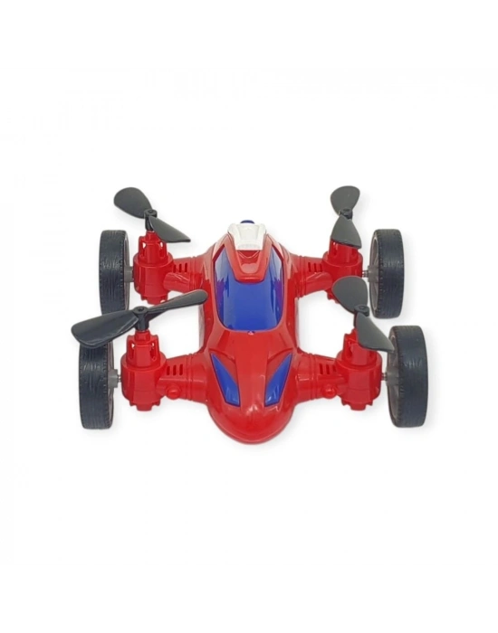 Sürtmeli Drone Araba Hareketli Pervane - Kırmızı