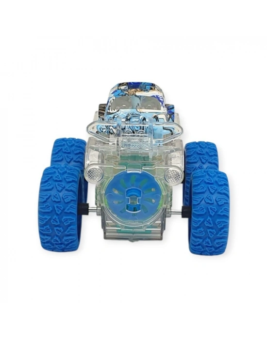 Sürtmeli Işıklı Off-Road Aracı  - 7310 - Mavi