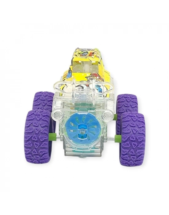 Sürtmeli Işıklı Off-Road Aracı  - 7310 - Mor