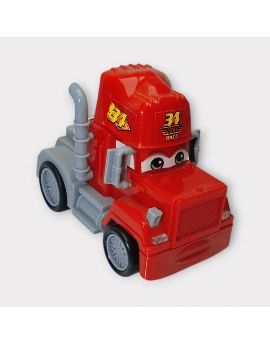 Sürtmeli Oyuncak Tır - Kırmızı