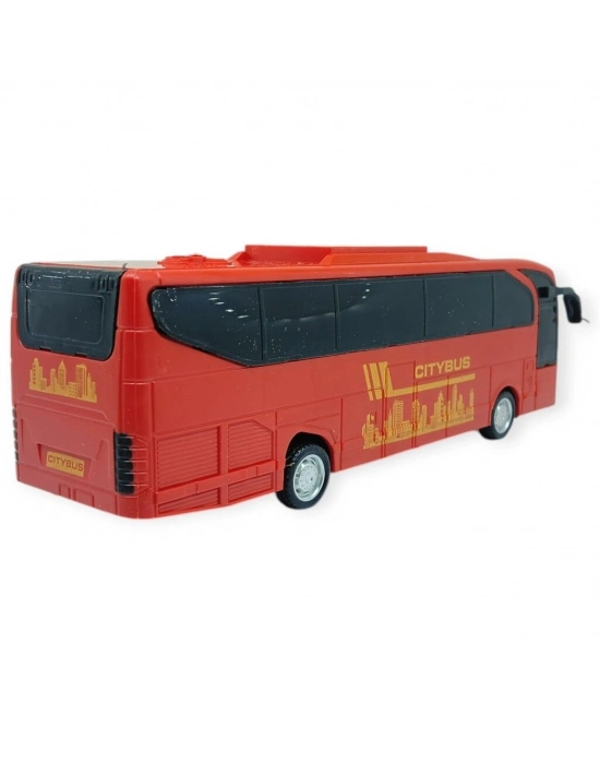 Sürtmeli Tur Otobüsü - 23 cm - Kırmızı
