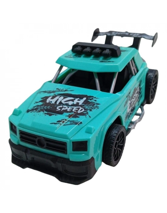 Sürtmeli Yarış Arabası - Turkuaz