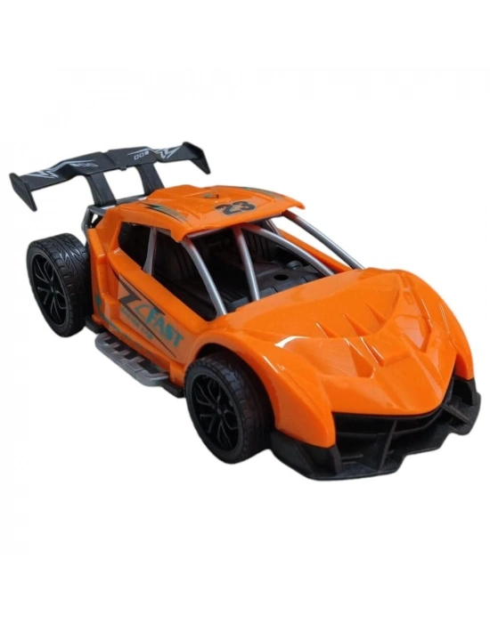 Sürtmeli Yarış Arabası - Turuncu