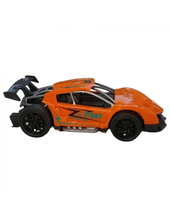 Sürtmeli Yarış Arabası - Turuncu