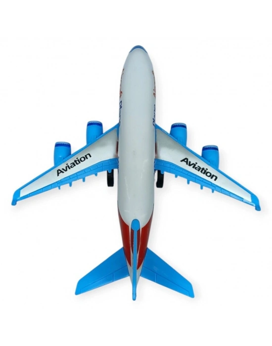 Sürtmeli Yolcu Uçağı 16 cm - Beyaz