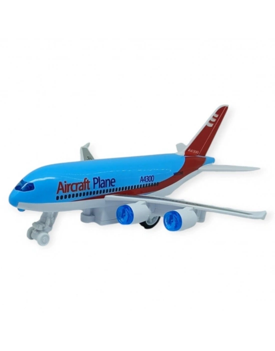 Sürtmeli Yolcu Uçağı 16 cm - Mavi