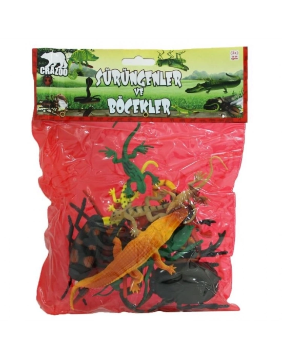 Sürüngenler ve Böcekler Poşetli