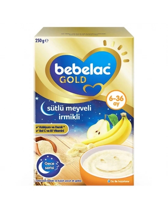 Sütlü Meyveli İrmikli Kaşık Maması 250 Gr