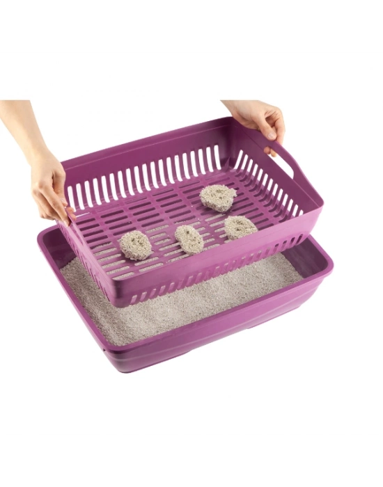 Süzgeçli Açık Kedi Tuvaleti