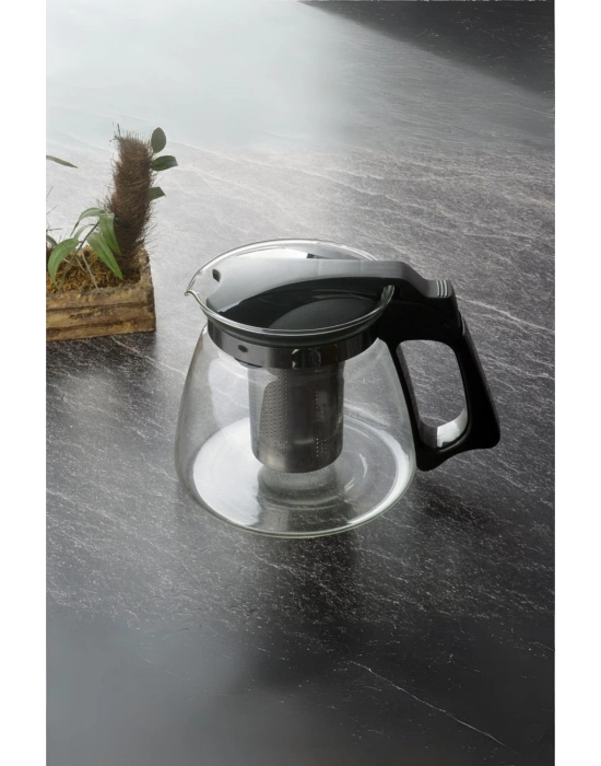 Süzgeçli Cam Demlik 1100 ml