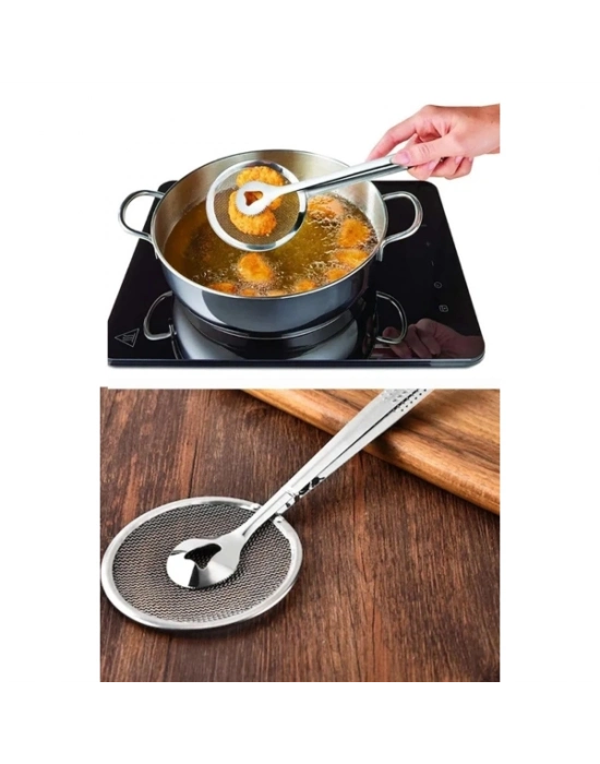 Süzgeçli Kevgirli Haşlama Kızartma Maşası