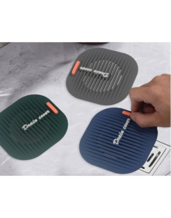 Süzgeçli Lavabo Gider Koruyucu Mat Gri