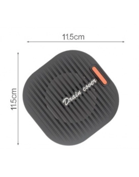 Süzgeçli Lavabo Gider Koruyucu Mat Gri