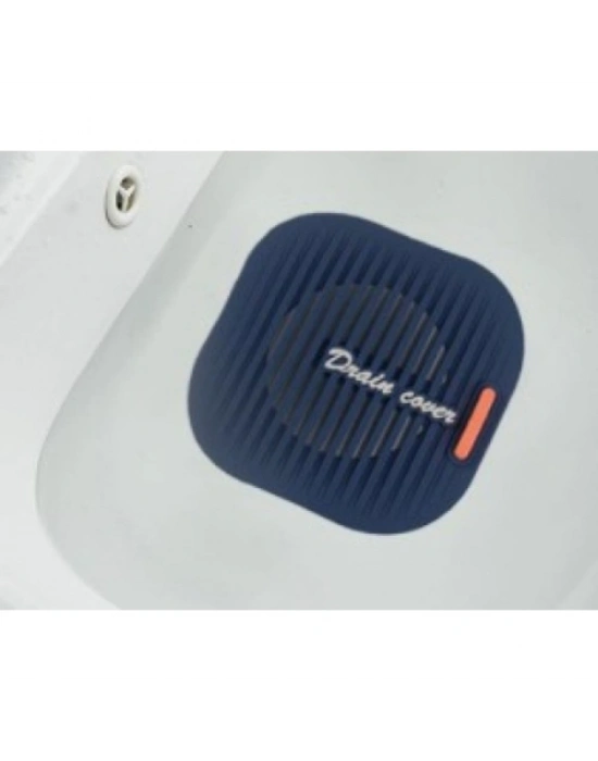 Süzgeçli Lavabo Gider Koruyucu Mat Gri