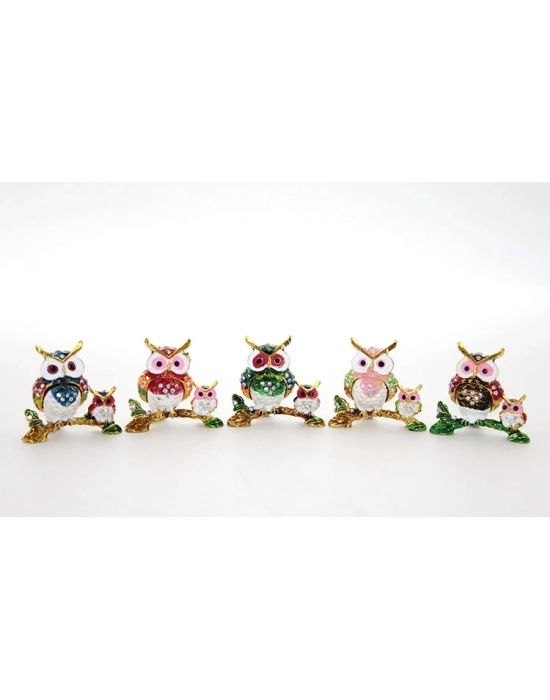 Swaroski 2li Baykuş Alk2029