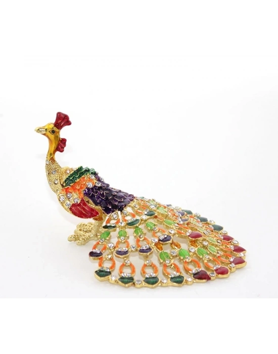 Swaroski Taşlı Tavuskuşu Alk1937