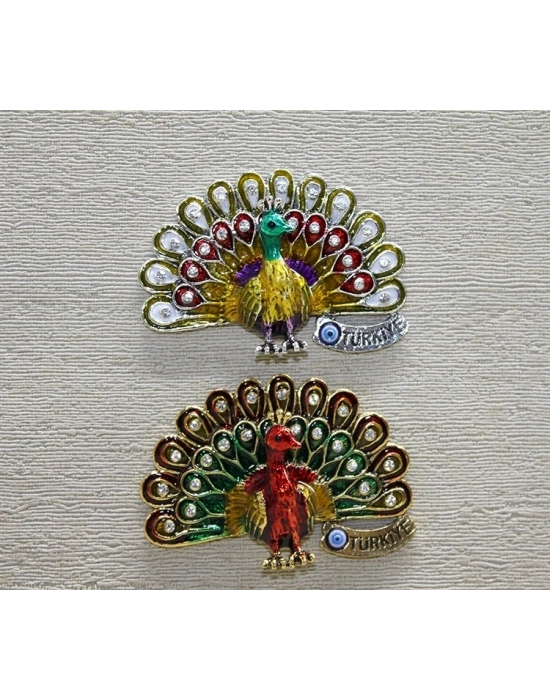 Swaroski Tavuskuşu Magnet Alk3852