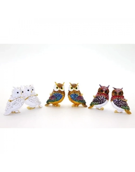 Swarovski 2li Baykuş Model 1