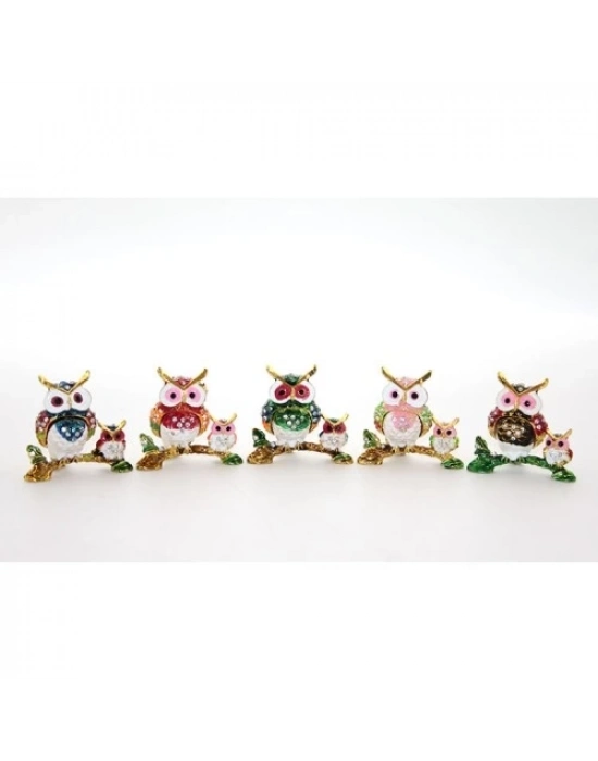 Swarovski 2li Baykuş Model 2